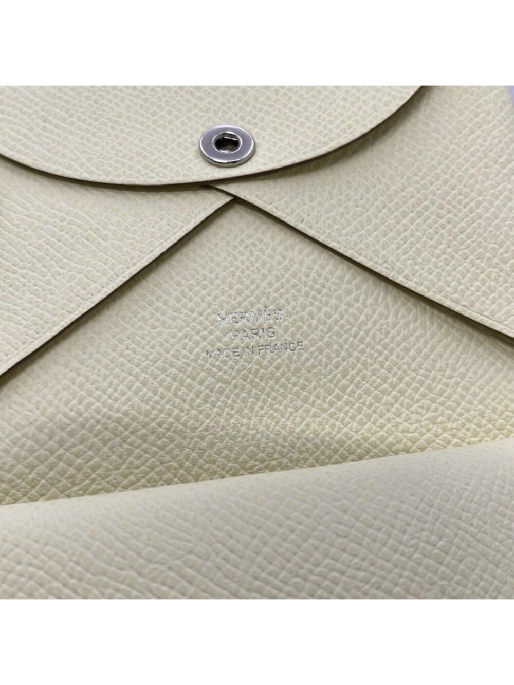 Hermes Coin Case Calvi Duo Jaune Poussin - Picture 5 of 11